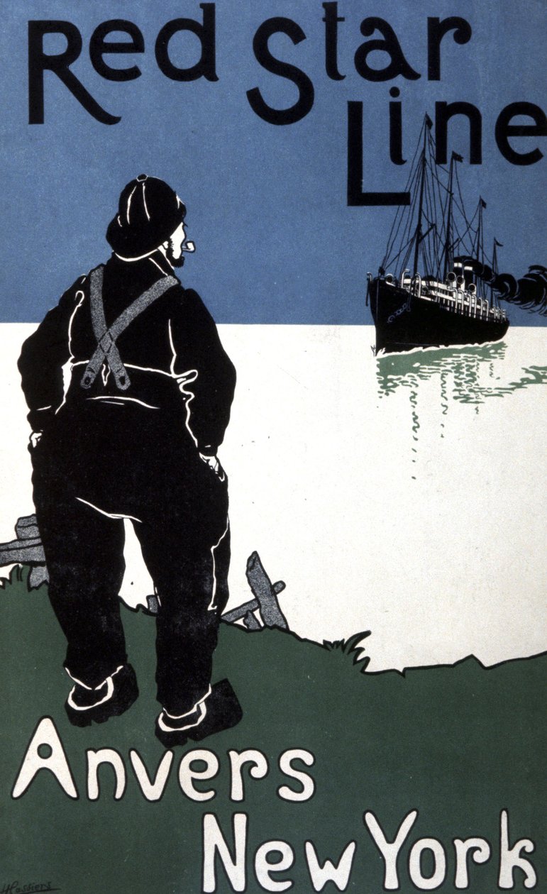 Anvers/Nueva York, Red Star Line de Hendrick Cassiers