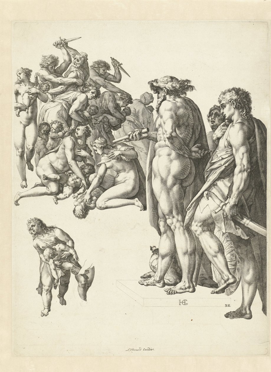 El infanticidio en Belén de Hendrick Goltzius