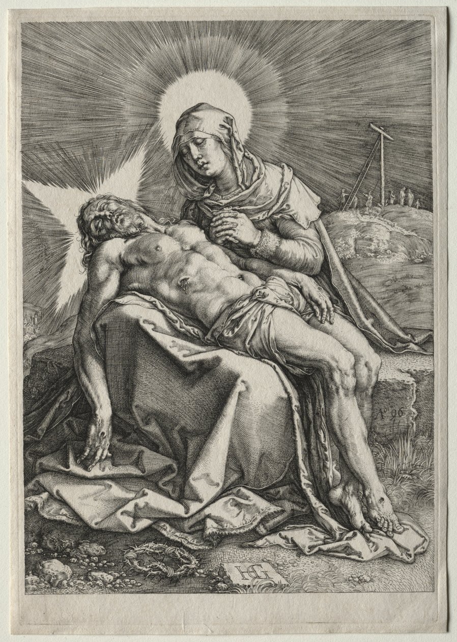 Piedad de Hendrick Goltzius