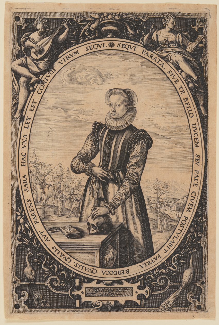 Retrato de Josina Hamels de Hendrick Goltzius