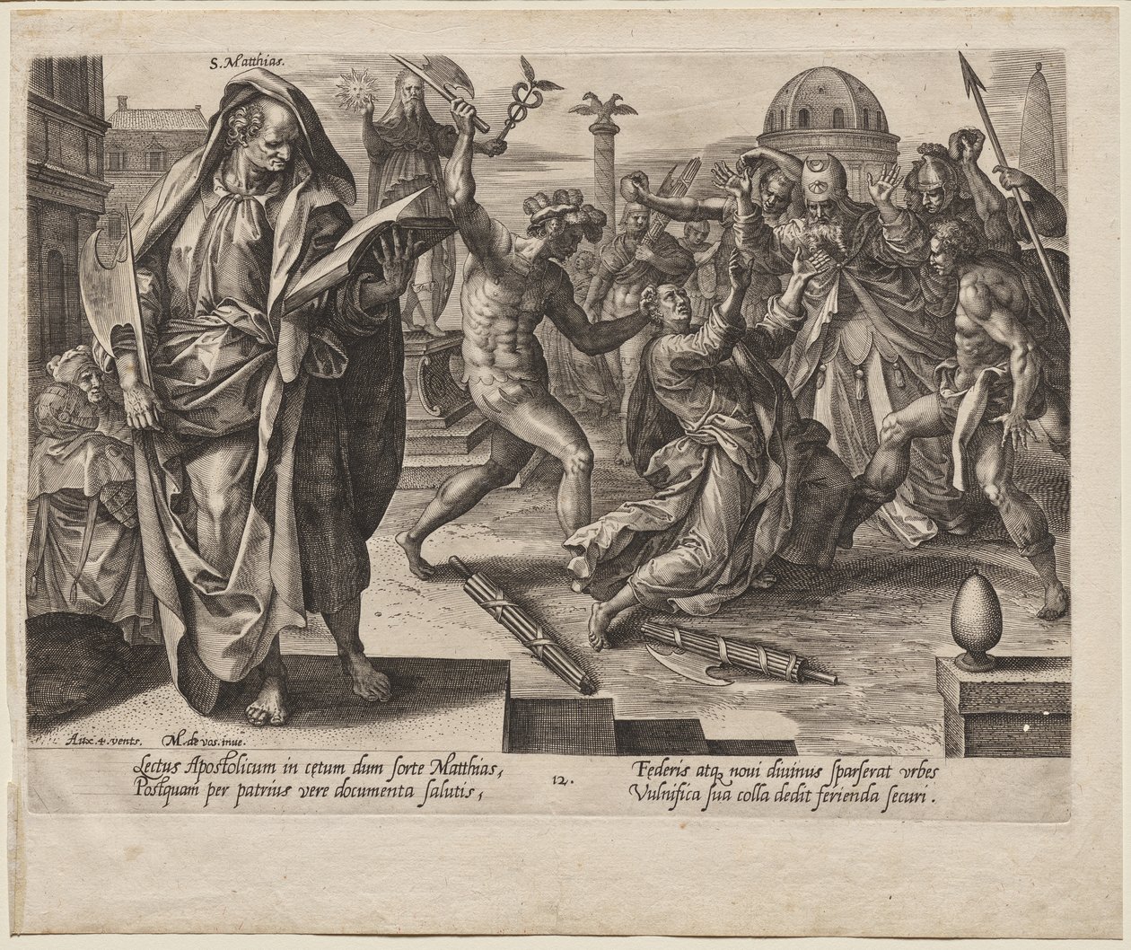 Santa matias de Hendrick Goltzius