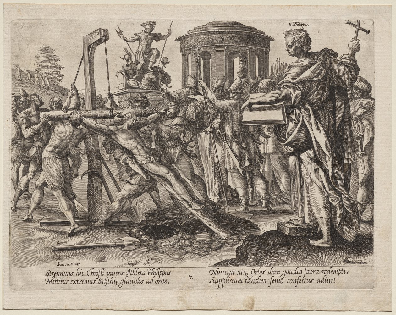 S t Felipe de Hendrick Goltzius
