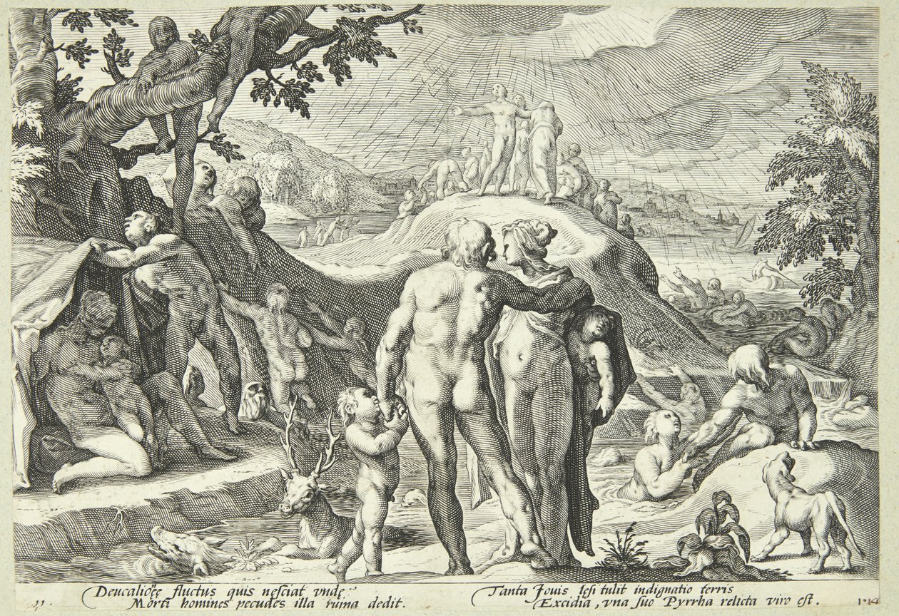 El Diluvio de Hendrick Goltzius