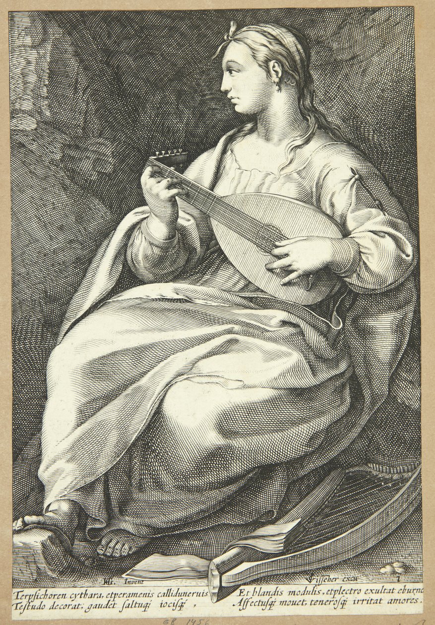 Terpsícore de Hendrick Goltzius