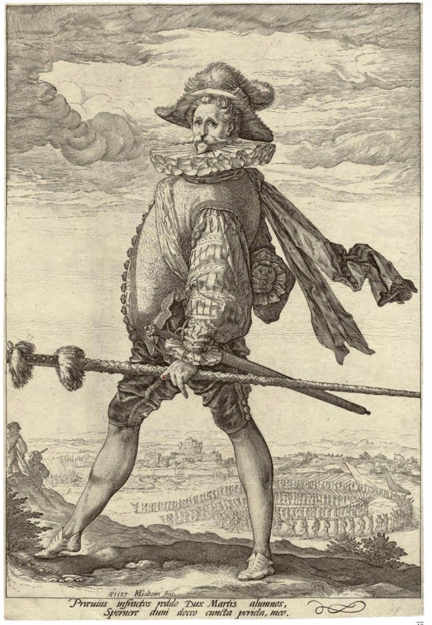 El Capitán de la Infantería de Hendrick Goltzius