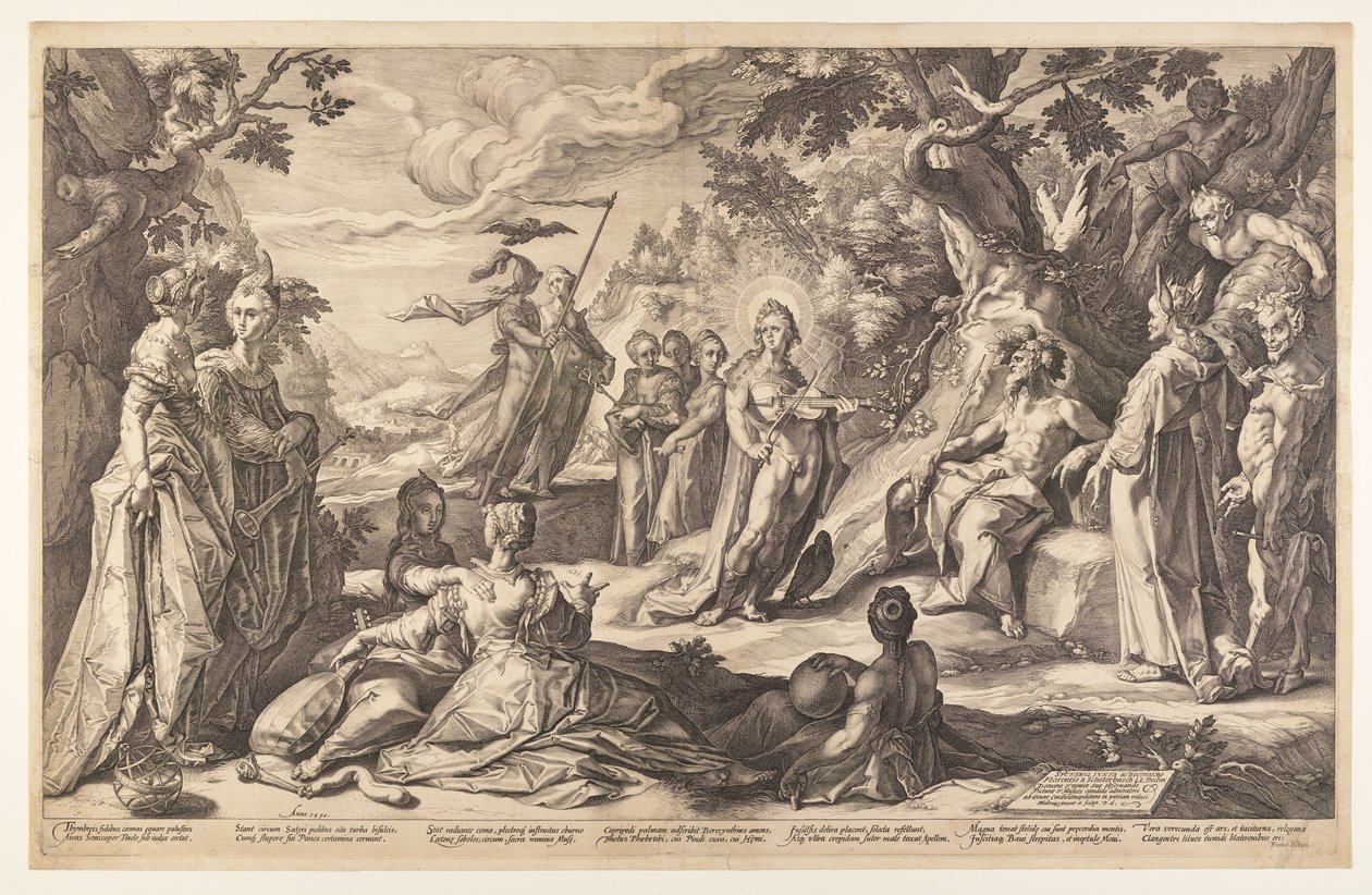El juicio de Midas de Hendrick Goltzius