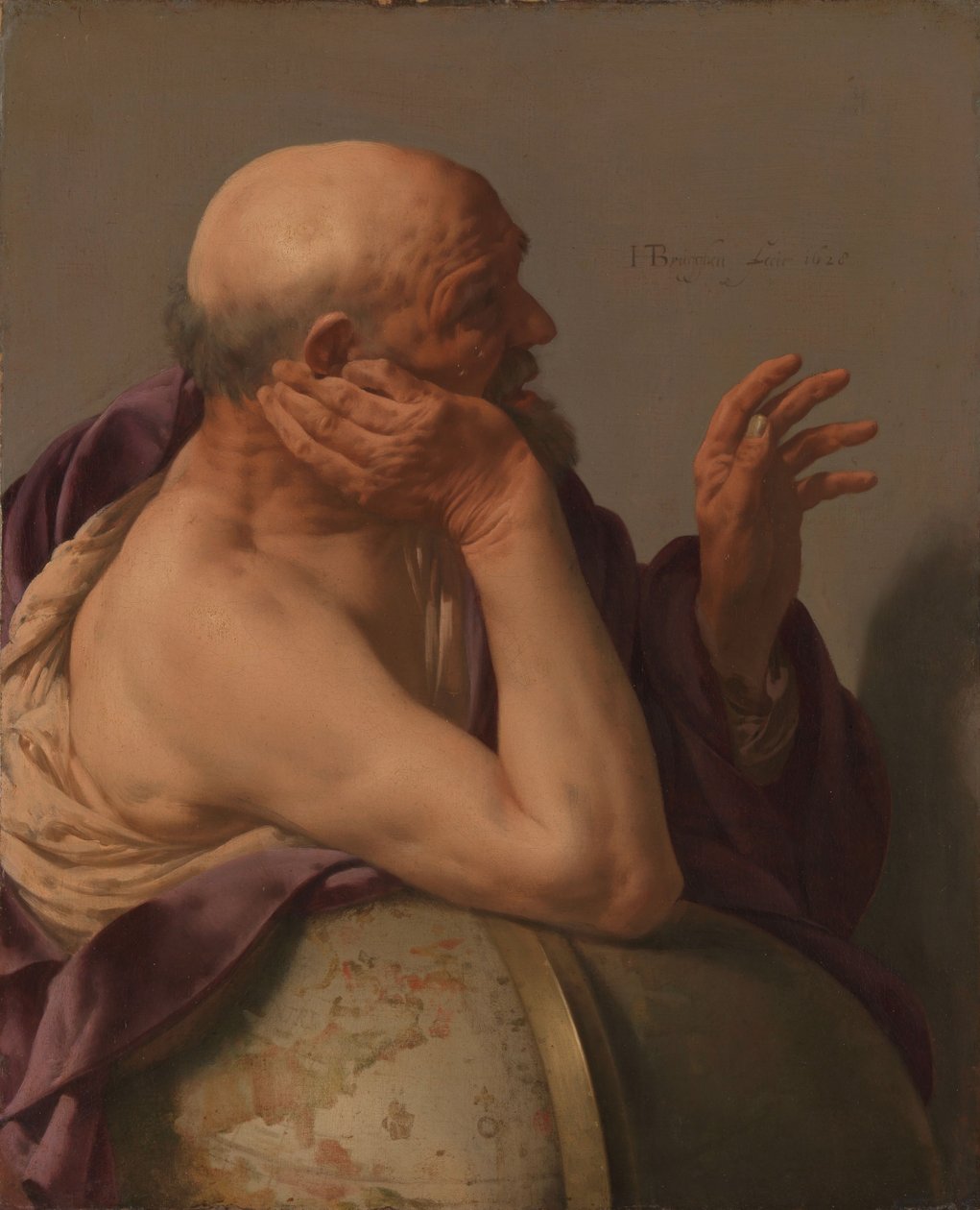 Heráclito, 1628 de Hendrick ter Brugghen