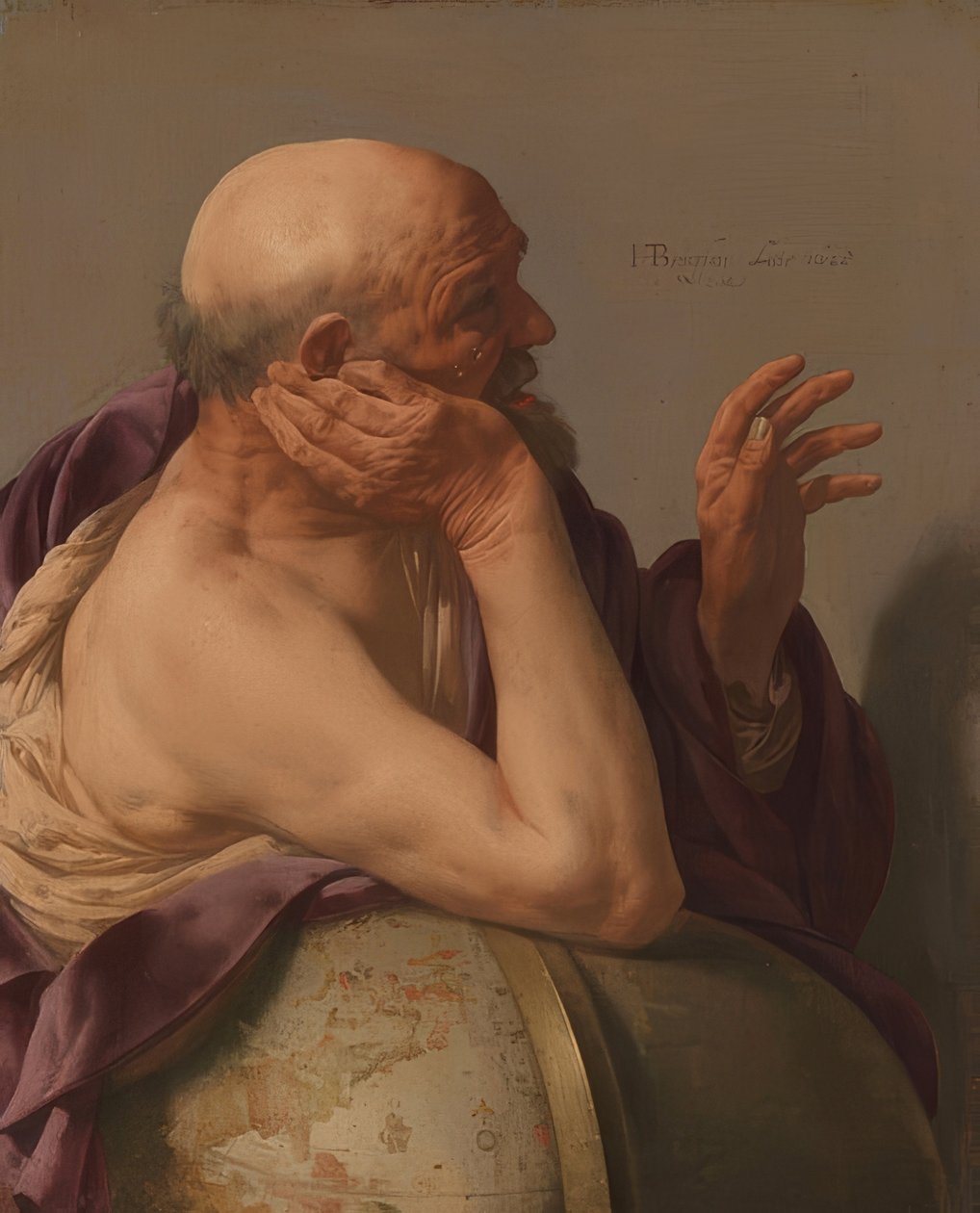 Heráclito. 1628 de Hendrick ter Brugghen