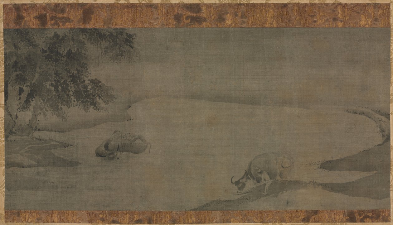 Water Buffalo and Herdboys de Hendrick ter Brugghen