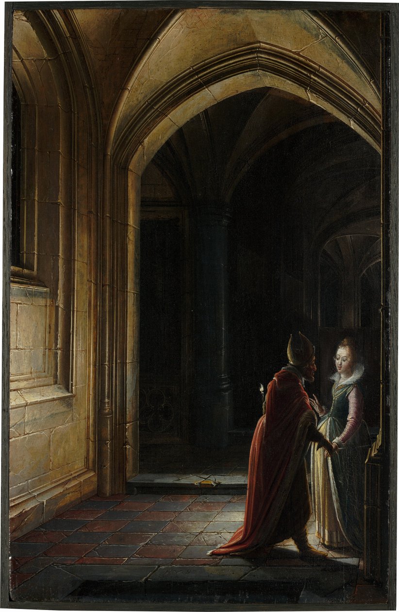 Ester y Mardoqueo de Hendrick van Steenwijk the Younger