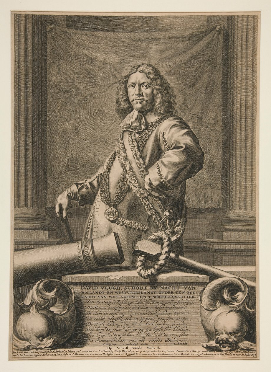 Retrato de David Vlugh de Hendrik Bary