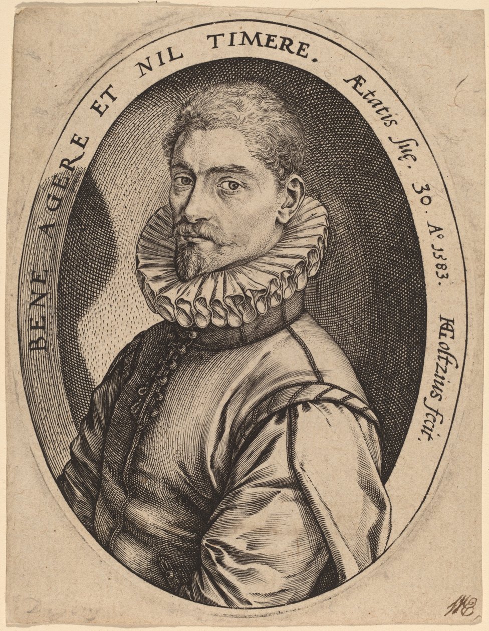 Hieronymus Scholiers de Hendrik Goltzius