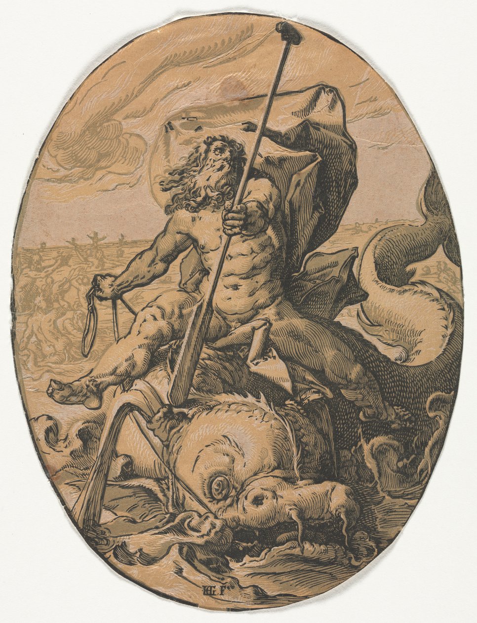 Neptuno de Hendrik Goltzius