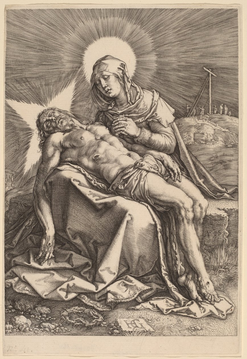 Piedad de Hendrik Goltzius