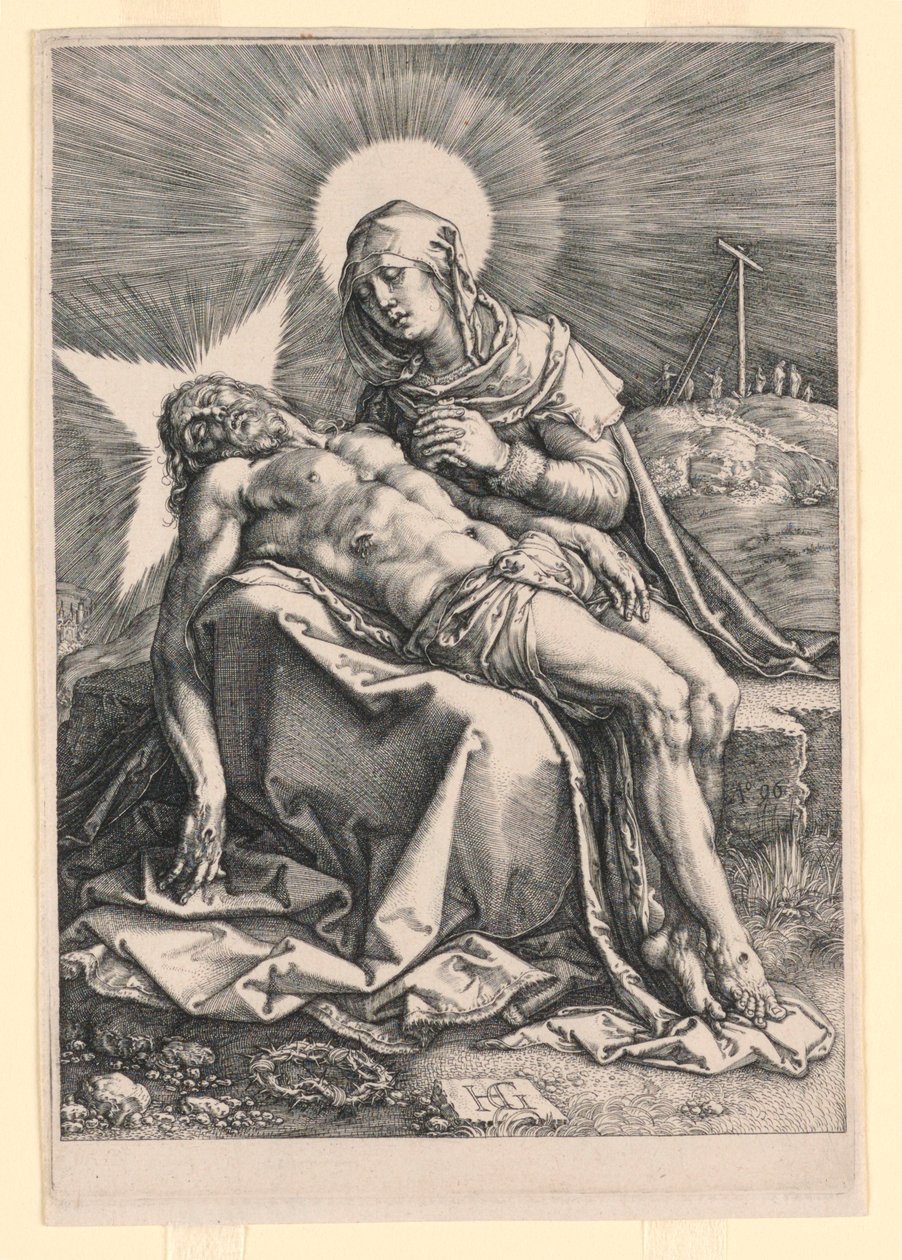 Piedad de Hendrik Goltzius
