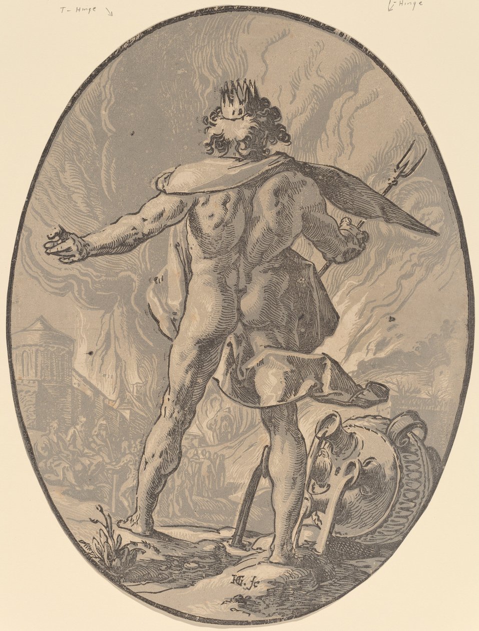 Plutón de Hendrik Goltzius