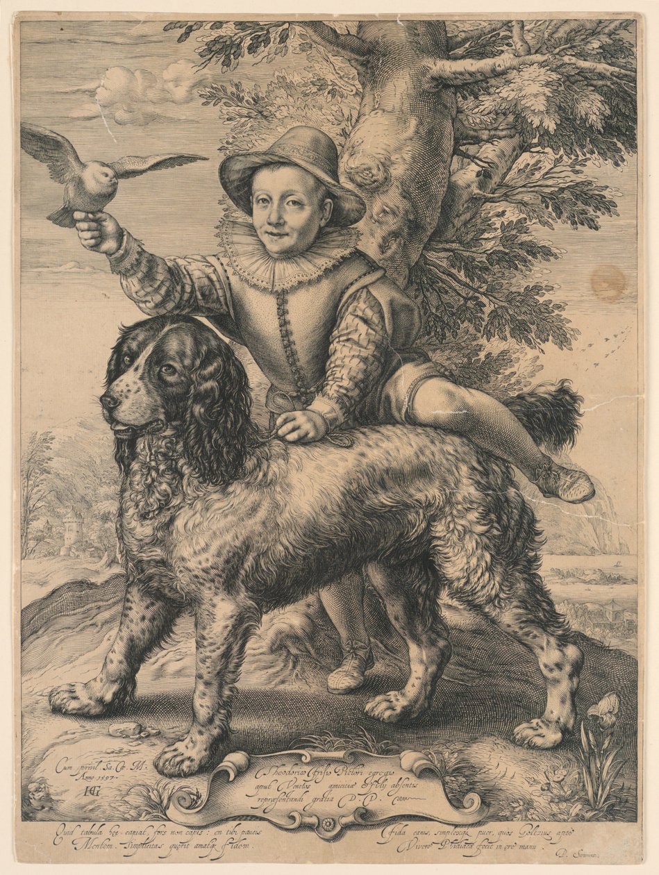 El perro de Goltzius de Hendrik Goltzius