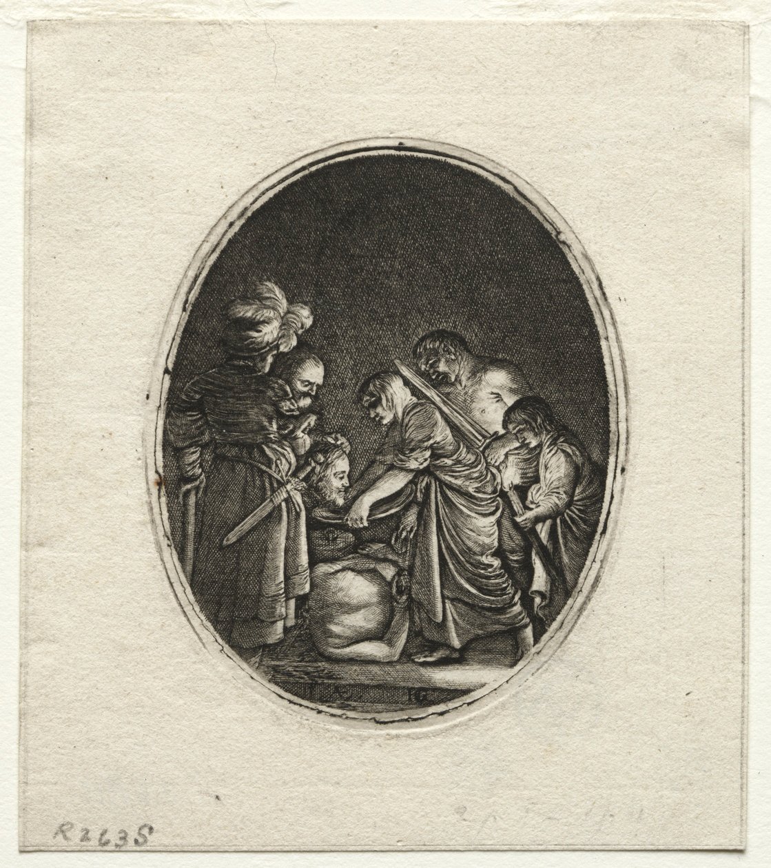 La decapitación de San Juan Bautista de Hendrik Goudt