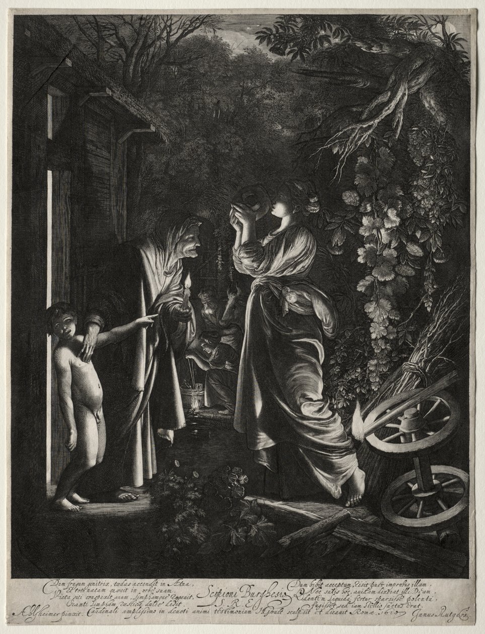 The Mocking of Ceres de Hendrik Goudt