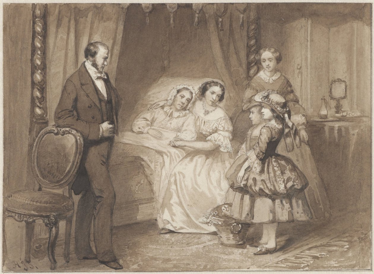 El cumpleaños de la abuela enferma de Hendrik Jacobus Scholten