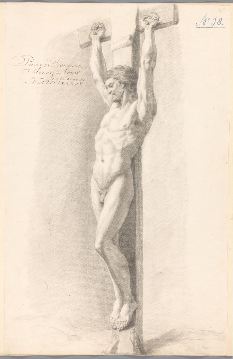 Cristo en la cruz (1er premio 1784) de Hendrik Louw
