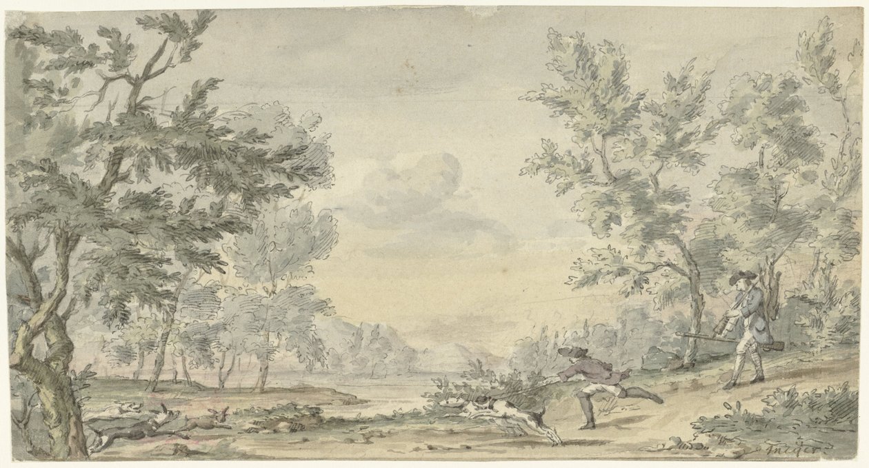 Caza de la liebre de Hendrik Meijer