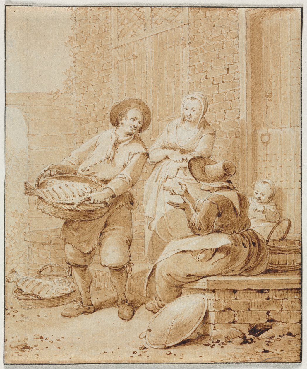 El vendedor de pescado de Hendrik Meijer