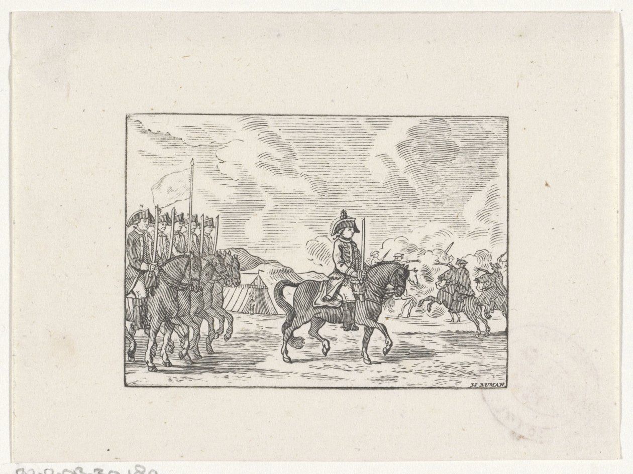 Caballería en una batalla de Hendrik Numan
