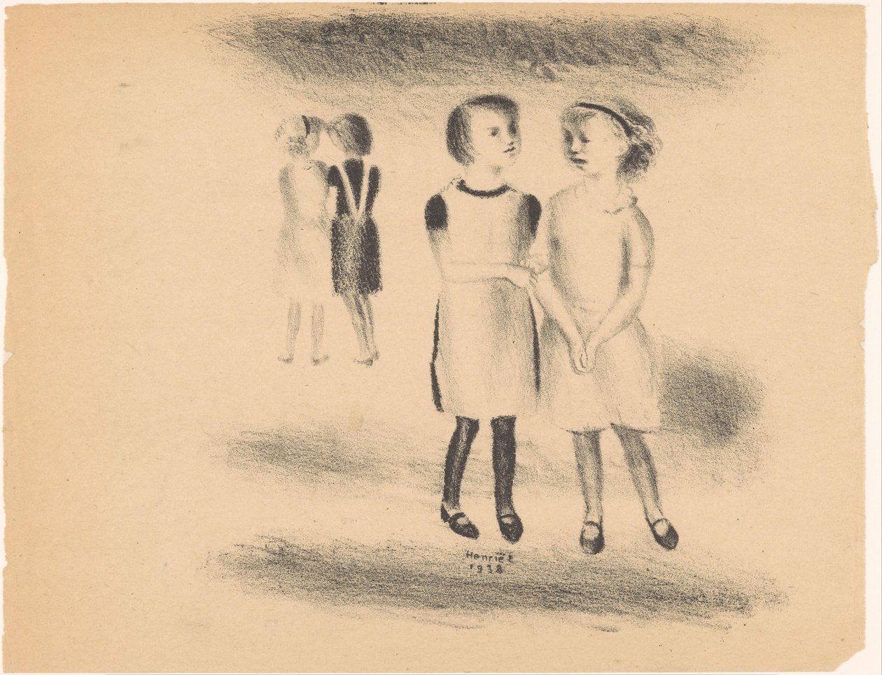 Chicas en la calle de Henk Henriët