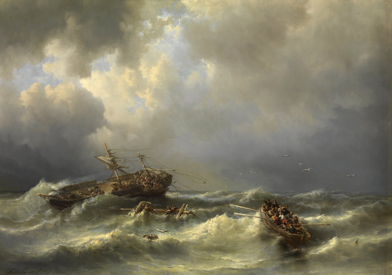 Naufragio de Henri Adolphe Schaep