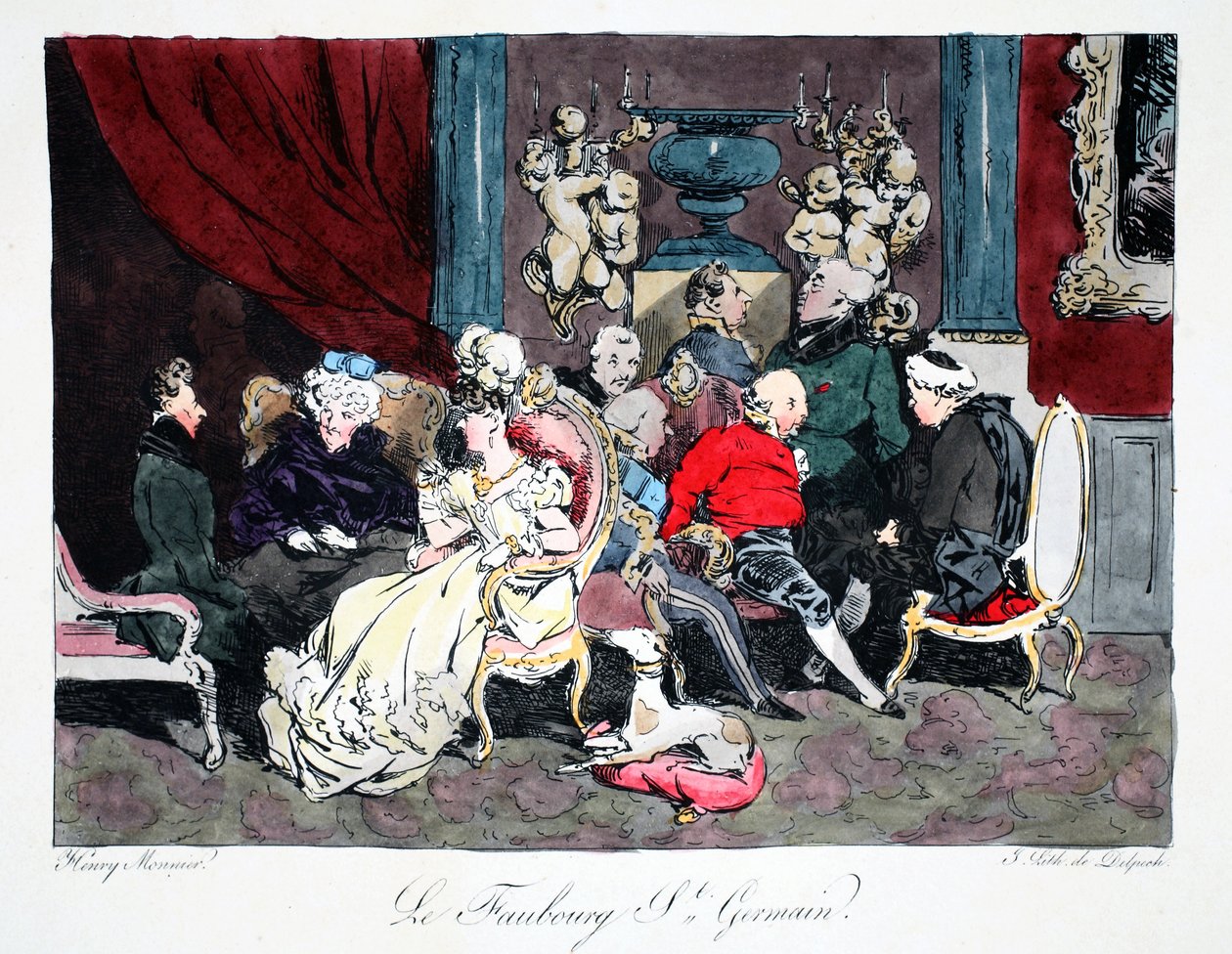 El suburbio de St. Germain, ilustración de 