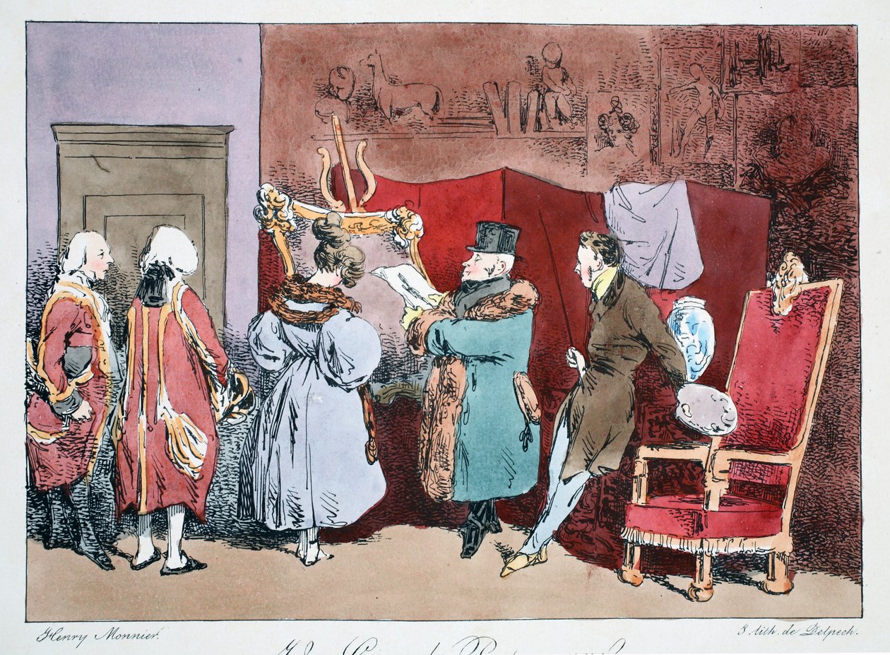Un Gran Personaje, c.1828 de Henri Bonaventure Monnier