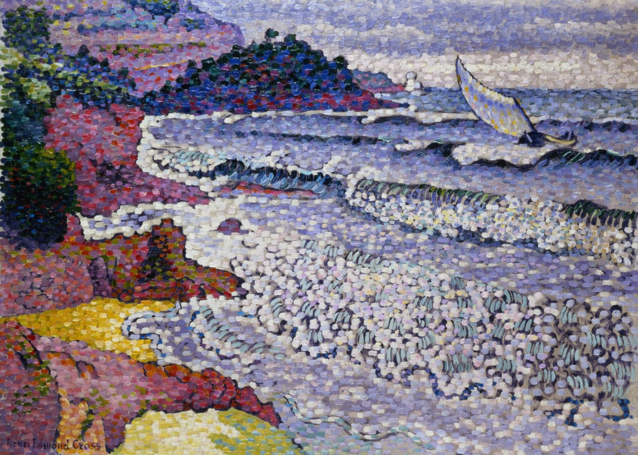 El mar agitado, 1902-3 de Henri Edmond Cross