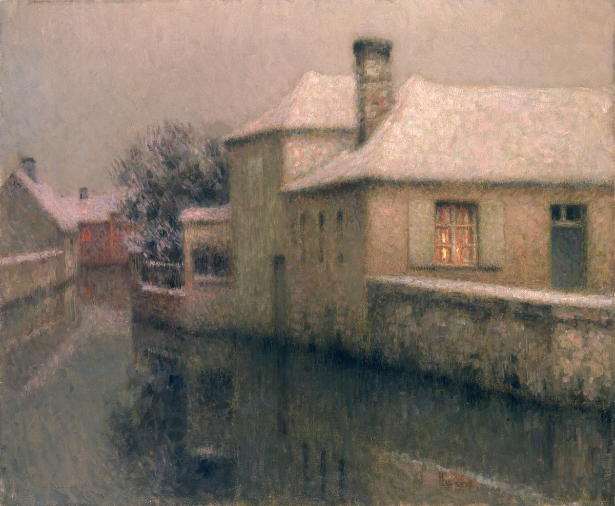 Nemours (Sena en Marne) de Henri Eugene Augustin Le Sidaner