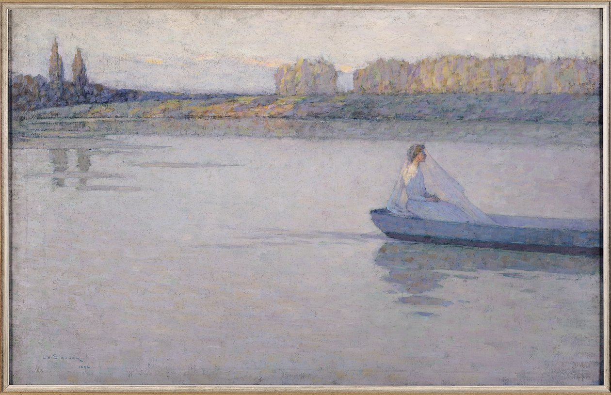En el río, mañana, 1896 de Henri Eugene Augustin Le Sidaner
