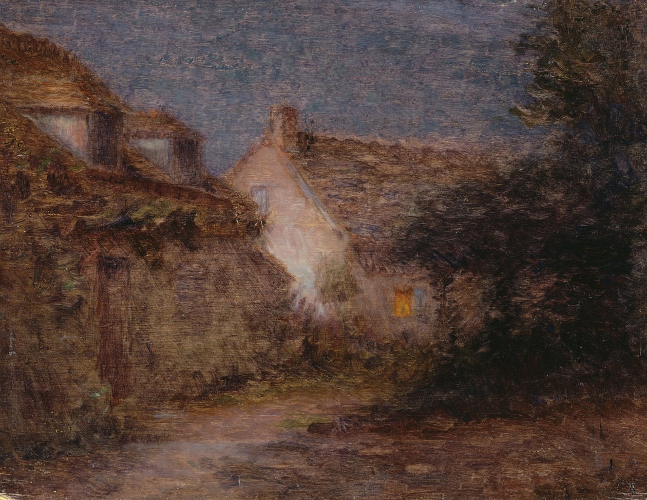 La granja de Henri Eugene Augustin Le Sidaner