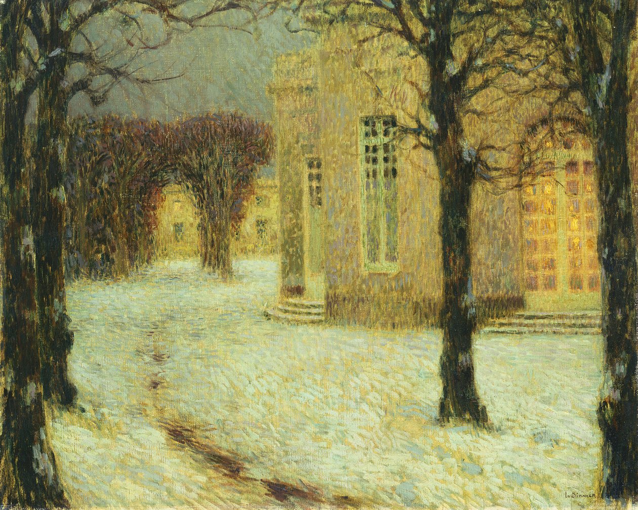 El pabellón en Versalles, 1912 de Henri Eugene Augustin Le Sidaner