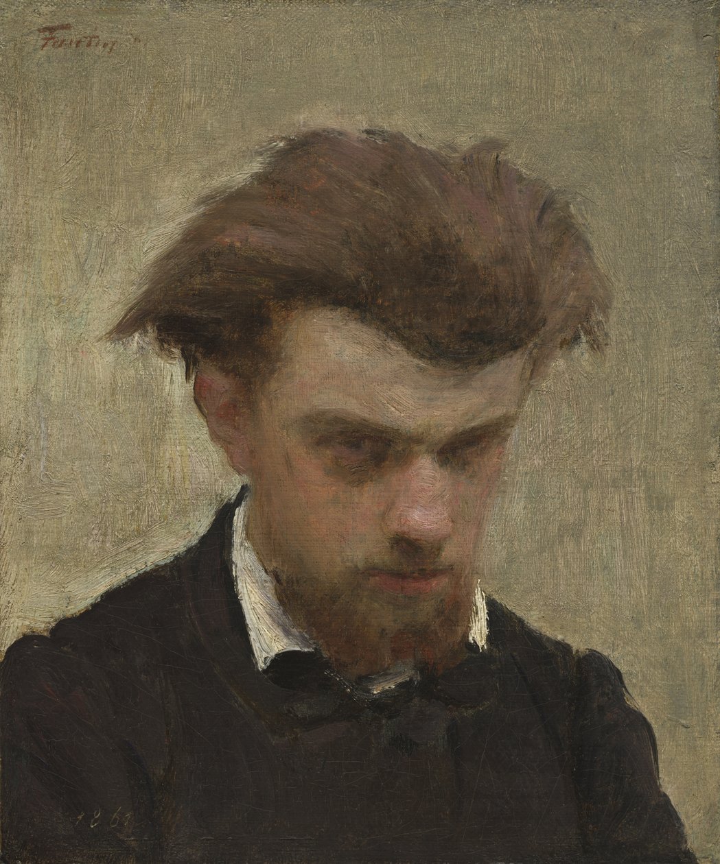 Autorretrato de Ignace Henri Jean Fantin Latour