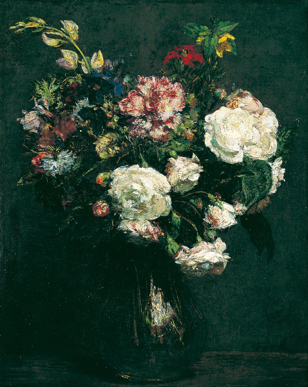 Jarrón de flores de Ignace Henri Jean Fantin Latour