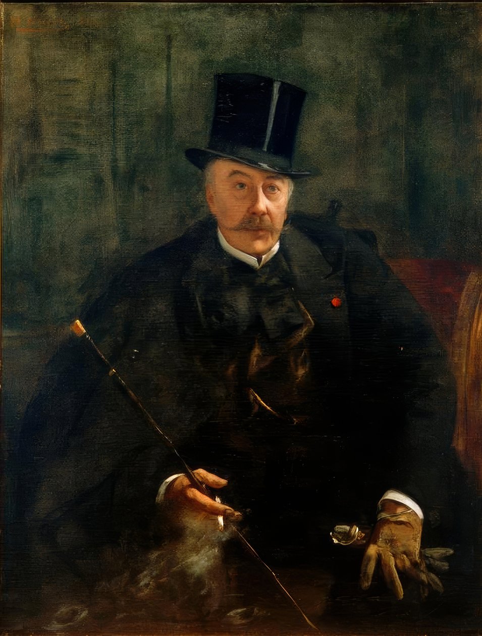 Alfred Stevens / Pintura de Henri Gervex de Henri Gervex
