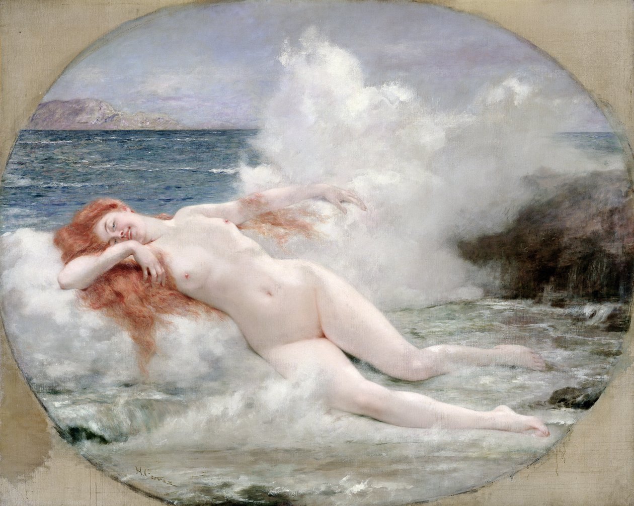 El Nacimiento de Venus, c.1896 de Henri Gervex