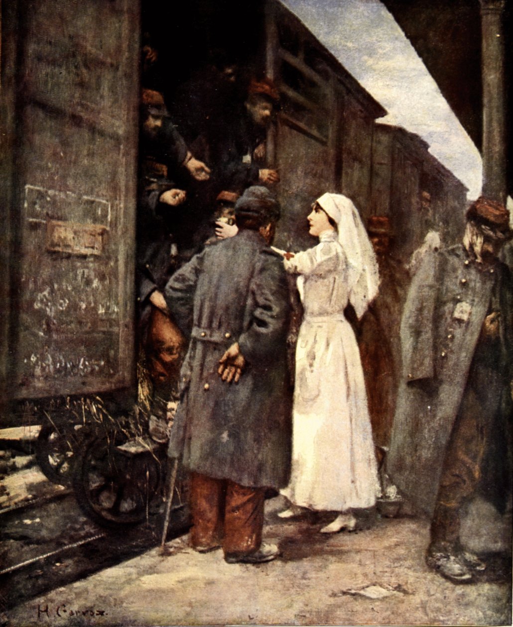Tren de los heridos, 1915 de Henri Gervex