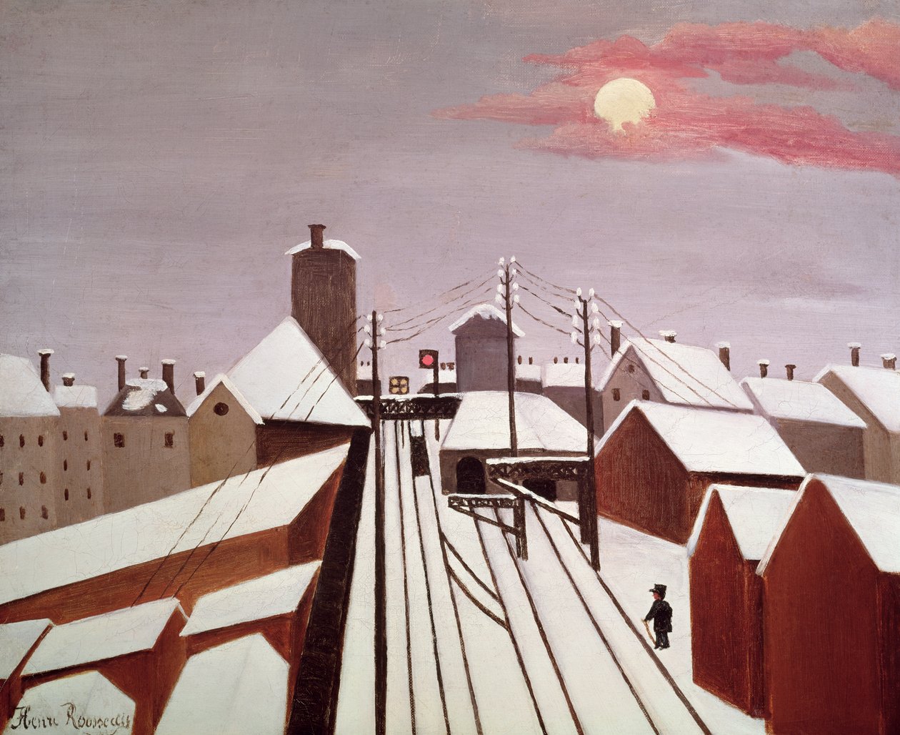 El ferrocarril de Henri Rousseau