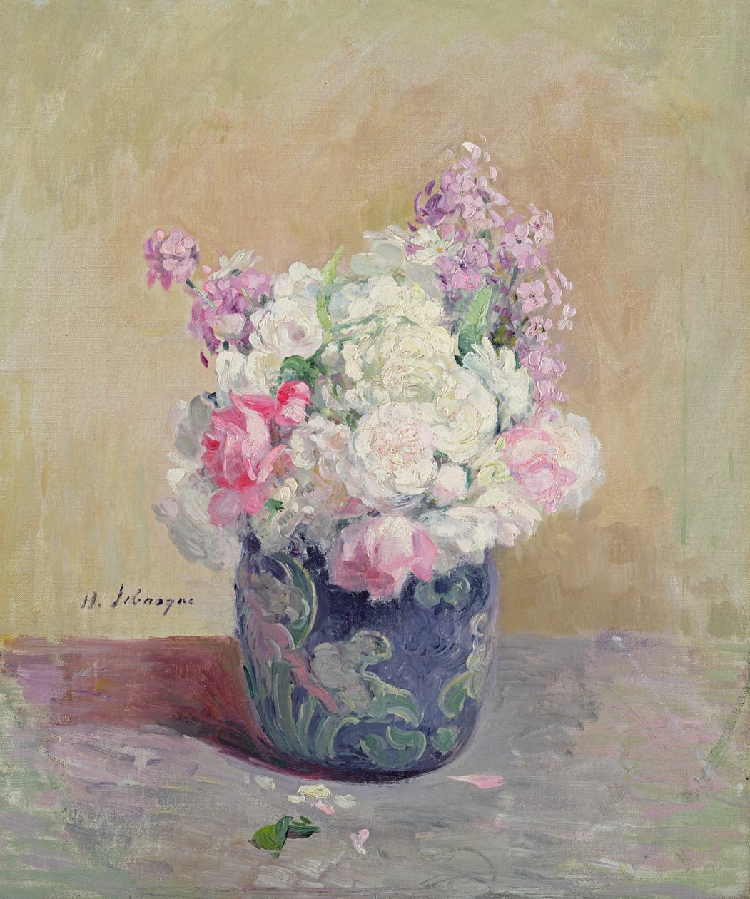 Jarrón de flores de Henri Lebasque