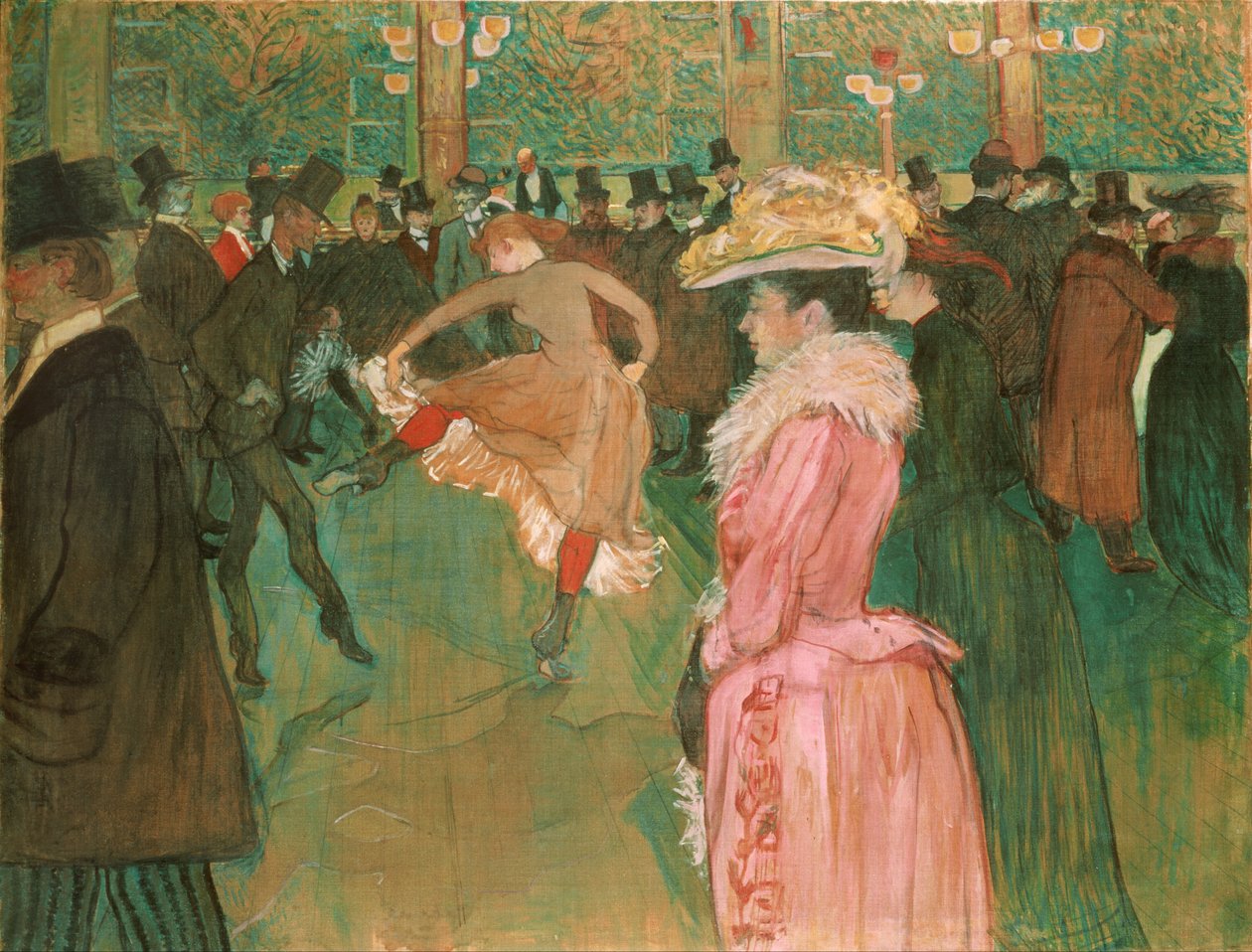 En el Moulin Rouge: El Baile de Henri de Toulouse Lautrec