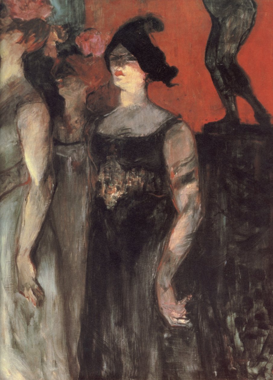 Mesalina entre dos extras de Henri de Toulouse Lautrec