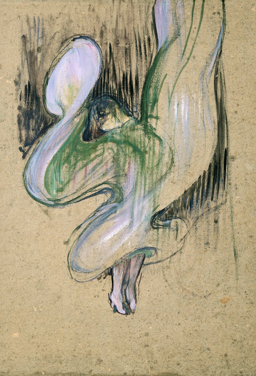 Estudio para Loie Fuller (1862-1928) en el Folies-Bergère de Henri de Toulouse Lautrec