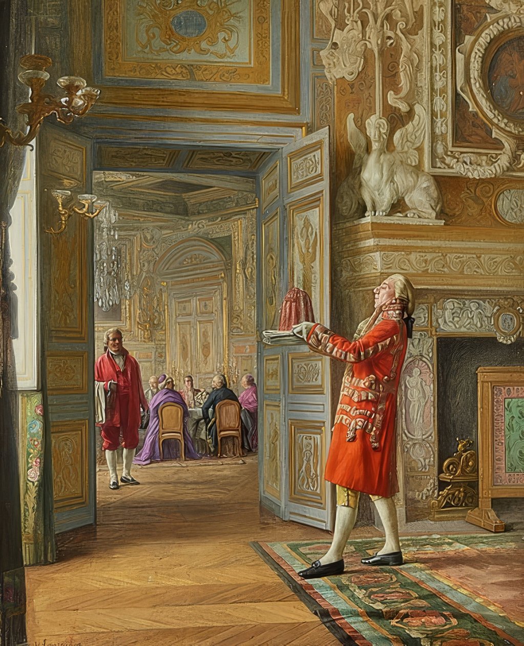 En el Vaticano: Se sirve el postre de Henri Adolphe Laissement