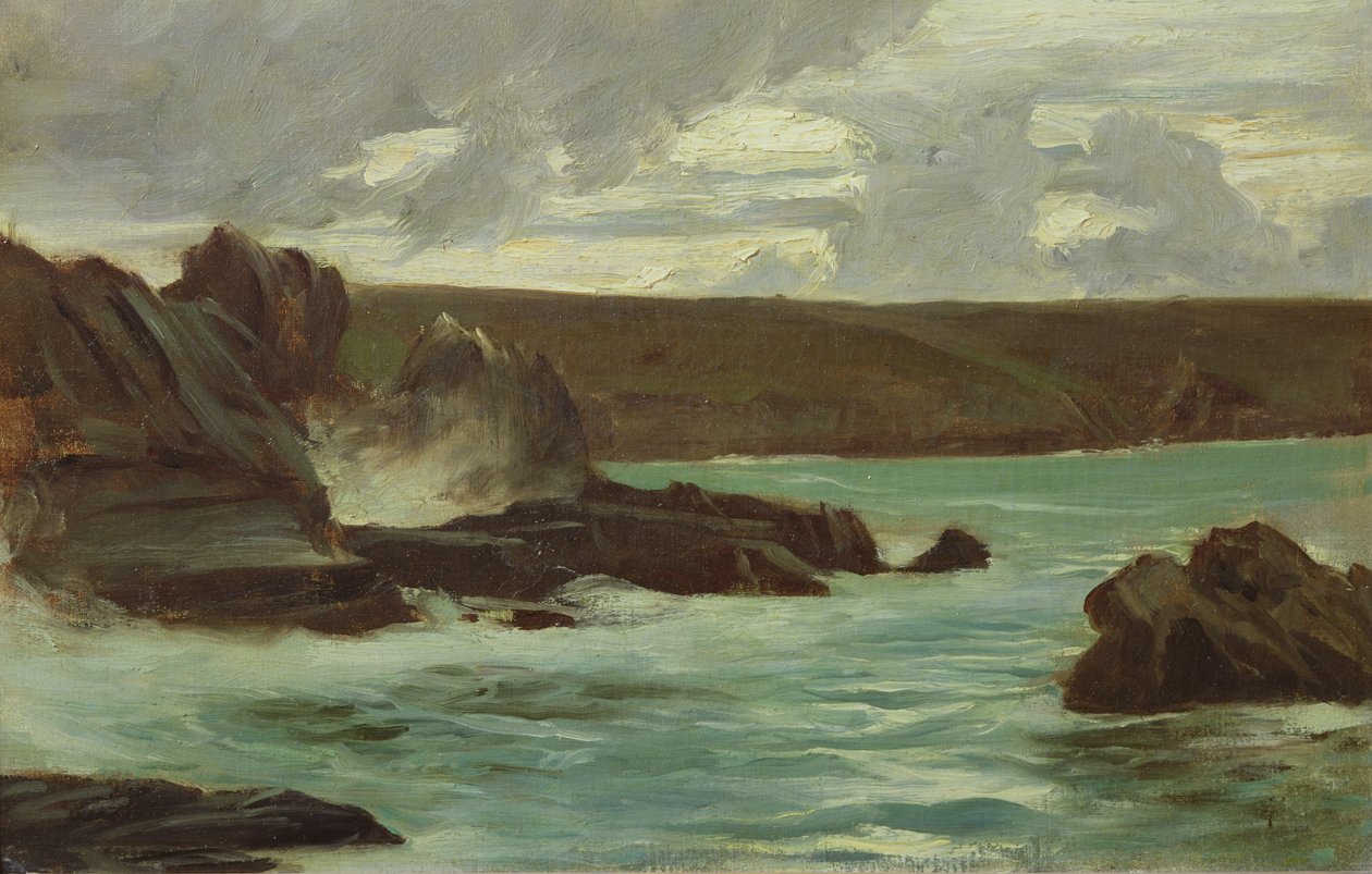 Rocas en Bretaña, 1866 de Henri Alexandre Georges Regnault
