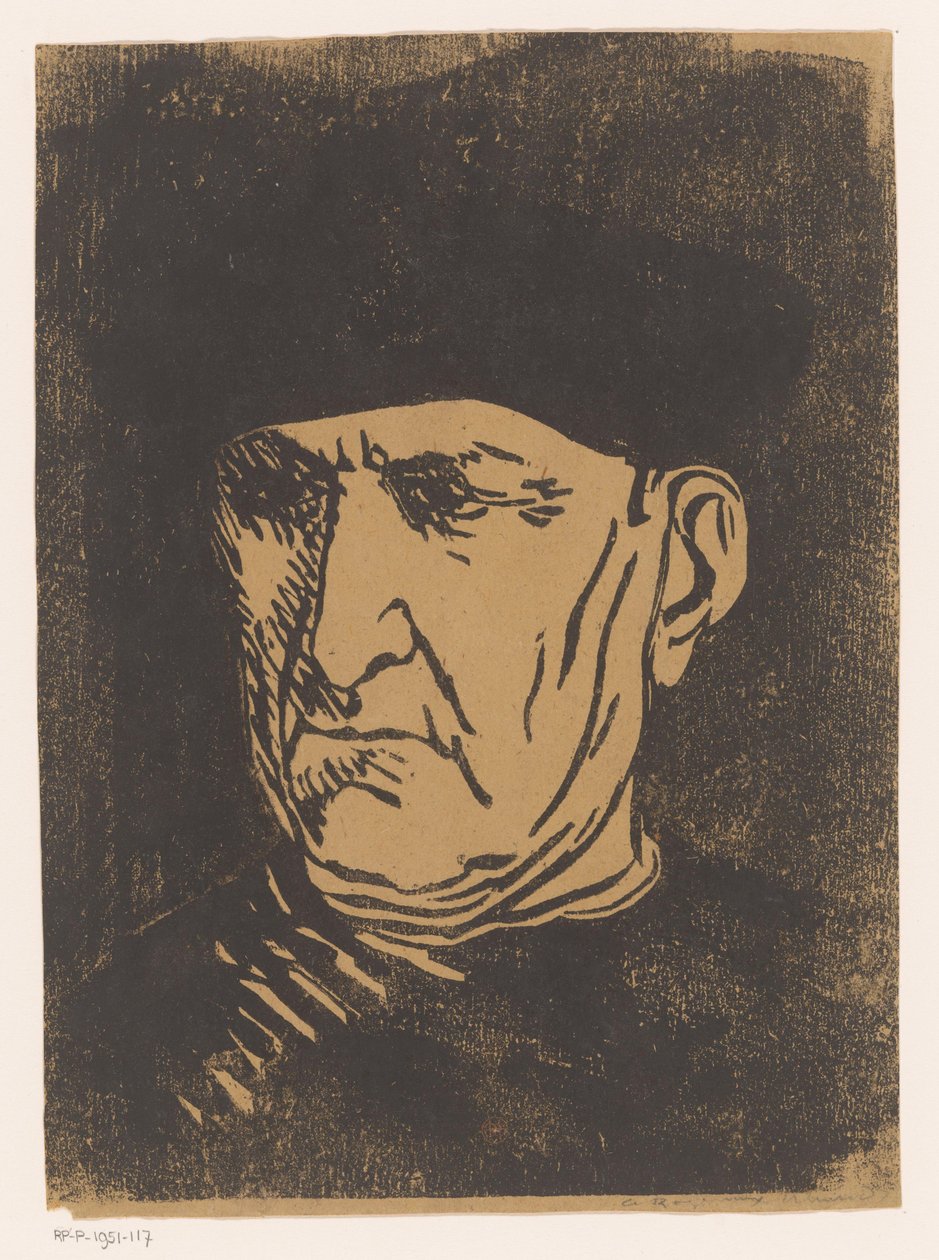Cabeza de un clérigo de Henri Charles Guérard